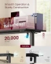 Превью Electric Standing Desk — Standing Desk, VASAGLE