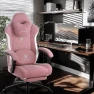 Превью Fabric Gaming Chair with Heated Massage Lumbar Support — Massage Chairs, Dowinx