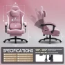 Превью Fabric Gaming Chair with Heated Massage Lumbar Support — Massage Chairs, Dowinx
