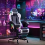 Превью Gaming Chair with Footrest and Massage Lumbar Support — Smart Chairs, Homall