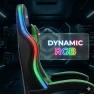 Превью Gaming Chair with RGB LED Lights, Footrest, Lumbar Support & Headrest — Smart Chairs, Yardlift