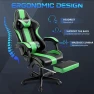 Превью Gaming Computer Chair with Footrest and Lumbar Support — Smart Chairs, Huracan