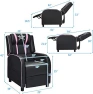 Превью Gaming Recliner Chair with Massage and Footrest — Massage Chairs, Giantex