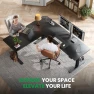 Превью L-Shaped Standing Desk - 63 x 55 Inch Adjustable Corner Standing Desk with Charging Station — Standing Desk, SIAGO