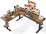 Превью L-Shaped Standing Desk - 63 x 55 Inch Adjustable Corner Standing Desk with Charging Station — Standing Desk, SIAGO