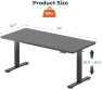 Превью Large Height Adjustable Standing Desk with Cable Management — Standing Desk, FitStand