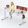 Превью Large Height Adjustable Standing Desk with Cable Management — Standing Desk, FitStand