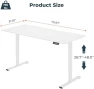 Превью Large Height Adjustable Standing Desk with Cable Management — Standing Desk, FitStand