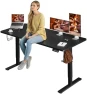 Превью Large Height Adjustable Standing Desk with Cable Management — Standing Desk, FitStand
