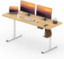 Превью Large Height Adjustable Standing Desk with Cable Management — Standing Desk, FitStand