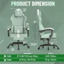 Превью Linen Fabric Ergonomic Gaming Chair with Pocket Spring Cushion — Smart Chairs, Soontrans