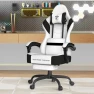 Превью Soontrans Linen Fabric Gaming Chair Beige/Coffee with Footrest — Smart Chairs, Soontrans