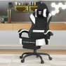 Превью Soontrans Linen Fabric Gaming Chair Beige/Coffee with Footrest — Smart Chairs, Soontrans