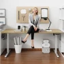 Превью Standing Desk, 71x31 Inch Height Adjustable Electric Sit Stand Desk, Ergonomic Rising Computer Table, Modern Lift Gaming... — Standing Desk, Shintenchi