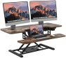 Превью 35" Electric Standing Desk Converter with Large Keyboard Tray — Standing Desk, SANODESK