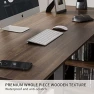Превью 66 Inch L Shaped Standing Desk with Drawers & Shelves — Standing Desk, FEZIBO