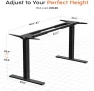 Превью Dual Motor Electric Standing Desk Frame — Standing Desk, Huuger