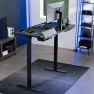 Превью Electric Standing Adjustable Gaming Desk with Hidden Cable Trays — Standing Desk, VIVO
