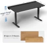 Превью Electric Standing Adjustable Gaming Desk with Hidden Cable Trays — Standing Desk, VIVO