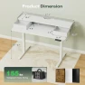 Превью Electric Standing Desk with 2 Drawers, Adjustable Height Computer Desk with Storage — Standing Desk, Homall
