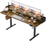 Превью Electric Standing Desk with 2 Drawers, Adjustable Height Computer Desk with Storage — Standing Desk, Homall
