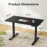 Превью Electric Standing Desk with Deeper Tabletop & 4 Memory Presets — Standing Desk, Marsail