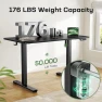 Превью Electric Standing Desk with Deeper Tabletop & 4 Memory Presets — Standing Desk, Marsail