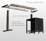 Превью Electric Standing Desk with Drawers, 47 x 24 Inches, Height Adjustable — Standing Desk, REAHOME