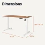 Превью Electric Standing Desk — Standing Desk, Amazon Basics