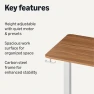 Превью Electric Standing Desk — Standing Desk, Amazon Basics