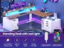 Превью Farmhouse L Shaped Standing Desk — Standing Desk, SEDETA