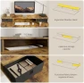 Превью Height Adjustable Electric Standing Desk with 2 Drawers and Splice Board — Standing Desk, Agilestic