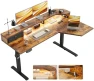 Превью Height Adjustable Electric Standing Desk with 2 Drawers and Splice Board — Standing Desk, Agilestic