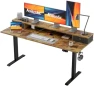 Превью Height Adjustable Electric Standing Desk with 2 Drawers and Splice Board — Standing Desk, Agilestic