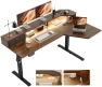Превью Height Adjustable Electric Standing Desk with 2 Drawers and Splice Board — Standing Desk, Agilestic