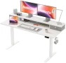 Превью Height Adjustable Electric Standing Desk with 2 Drawers and Splice Board — Standing Desk, Agilestic