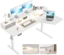 Превью Height Adjustable Electric Standing Desk with 2 Drawers and Splice Board — Standing Desk, Agilestic