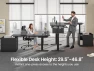 Превью L Shaped Electric Standing Desk with File Cabinet — Standing Desk, SEDETA