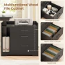 Превью L Shaped Electric Standing Desk with File Cabinet — Standing Desk, SEDETA