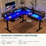 Превью L-Shaped Electric Standing Desk — Standing Desk, RedLemon