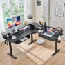 Превью L-Shaped Electric Standing Desk — Standing Desk, RedLemon