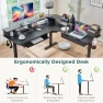 Превью L-Shaped Electric Standing Desk — Standing Desk, RedLemon