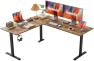 Превью L Shaped Standing Desk 63 x 55 inch Adjustable Height, Electric Corner Standing Desk, Sit Stand Computer Table with... — Standing Desk, Agilestic
