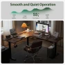 Превью L Shaped Standing Desk 63 x 55 inch Adjustable Height, Electric Corner Standing Desk, Sit Stand Computer Table with... — Standing Desk, Agilestic