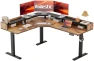 Превью L Shaped Standing Desk 63 x 55 inch Adjustable Height, Electric Corner Standing Desk, Sit Stand Computer Table with... — Standing Desk, Agilestic