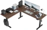 Превью L Shaped Standing Desk 63 x 55 inch Adjustable Height, Electric Corner Standing Desk, Sit Stand Computer Table with... — Standing Desk, Agilestic