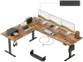 Превью L Shaped Standing Desk 63 x 55 inch Adjustable Height, Electric Corner Standing Desk, Sit Stand Computer Table with... — Standing Desk, Agilestic