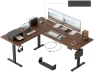 Превью L Shaped Standing Desk 63 x 55 inch Adjustable Height, Electric Corner Standing Desk, Sit Stand Computer Table with... — Standing Desk, Agilestic