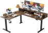 Превью L Shaped Standing Desk 63 x 55 inch Adjustable Height, Electric Corner Standing Desk, Sit Stand Computer Table with... — Standing Desk, Agilestic