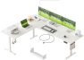 Превью L Shaped Standing Desk 63 x 55 inch Adjustable Height, Electric Corner Standing Desk, Sit Stand Computer Table with... — Standing Desk, Agilestic